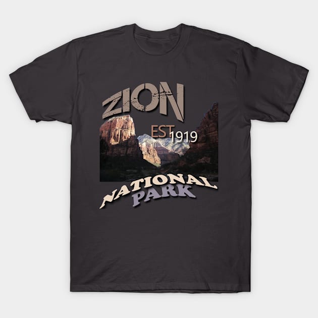 Zion National Park, Utah T-Shirt by TeeText